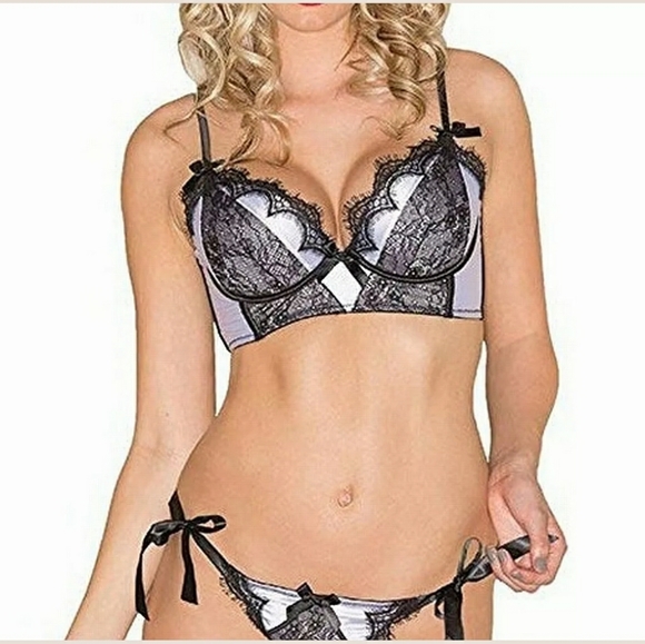🎀Clearance🎀  NWT "BE WICKED" 🔥designer lingerie bra and panties SET 🔥HOT - Picture 1 of 4